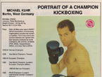 Kuhr Portrait in einen U.S. Karate Magazin