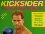 Kuhr als Titelfoto im Kampfsportmagazin Kicksider